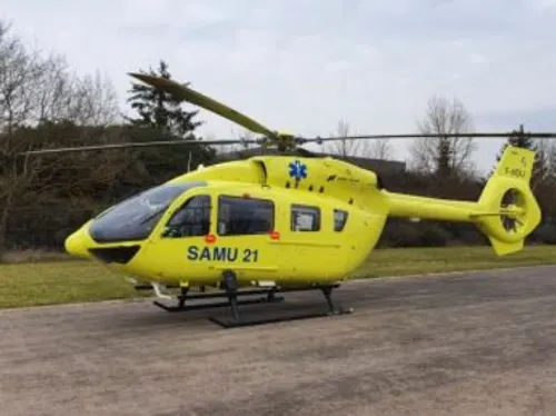 C’est le nouvel hélicoptère du SAMU 21 